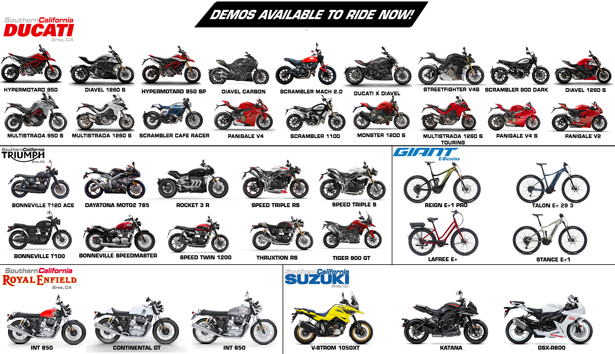 Demolist | Southern California Motorcycles | Brea